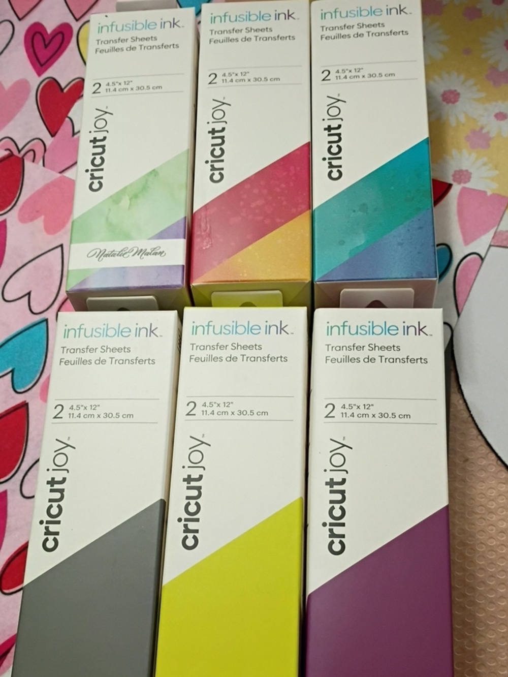 Cricut Joy Infusible Ink Transfer Sheets - Assorted Brights & Pastels